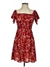 Unbranded 100% Polyester Red Casual Dress Size 2 - photo 1