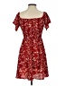 Unbranded 100% Polyester Red Casual Dress Size 2 - photo 2