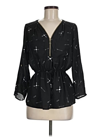 J for Justify 3/4 Sleeve Blouse (view 1)