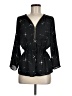 J for Justify 100% Polyester Black 3/4 Sleeve Blouse Size M - photo 1