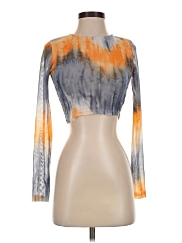 Blue Blush Long Sleeve Top (view 1)