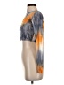 Blue Blush Orange Long Sleeve Top Size S - photo 5