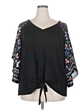 Shein Curve 3/4 Sleeve Blouse