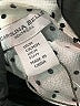 Carolina Belle 100% Polyester Polka Dots White Long Sleeve Blouse Size M - photo 8