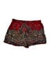 Angie 100% Rayon Paisley Red Shorts Size M - photo 2