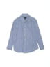 Crewcuts Outlet Chevron-herringbone Blue Long Sleeve Button-Down Shirt Size 6 - 7 - photo 1