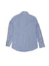 Crewcuts Outlet Chevron-herringbone Blue Long Sleeve Button-Down Shirt Size 6 - 7 - photo 2