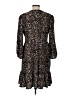 Sandra Darren Animal Print Brown Casual Dress Size L - photo 2