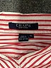 Chaps 100% Cotton Stripes Red 3/4 Sleeve Button-Down Shirt Size XL - photo 7