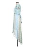 Blue Rain 100% Polyester Paisley Blue Cocktail Dress Size XS - photo 5