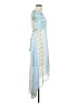 Blue Rain 100% Polyester Paisley Blue Cocktail Dress Size XS - photo 4