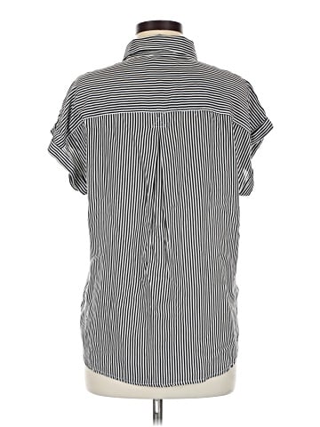 Cosmic Blue Love Short Sleeve Button-Down Shirt (view 2)