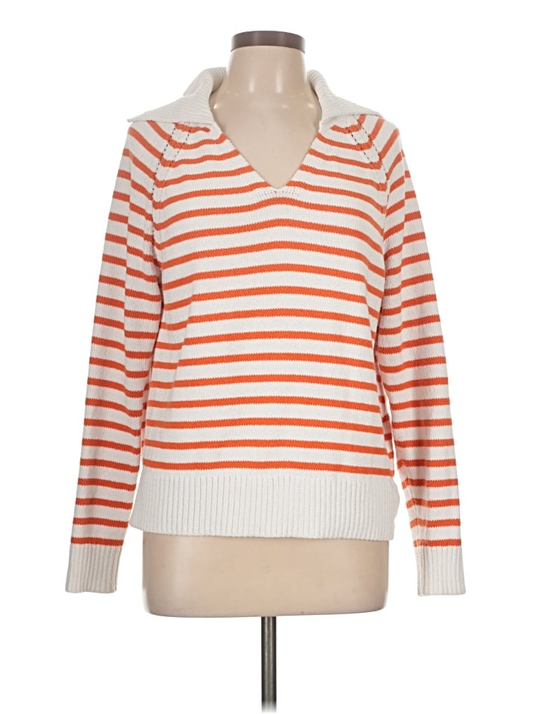Pre-owned Talbots Pullover Sweater In Orange