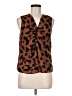 Shein Brown Sleeveless Blouse Size 6 - photo 1