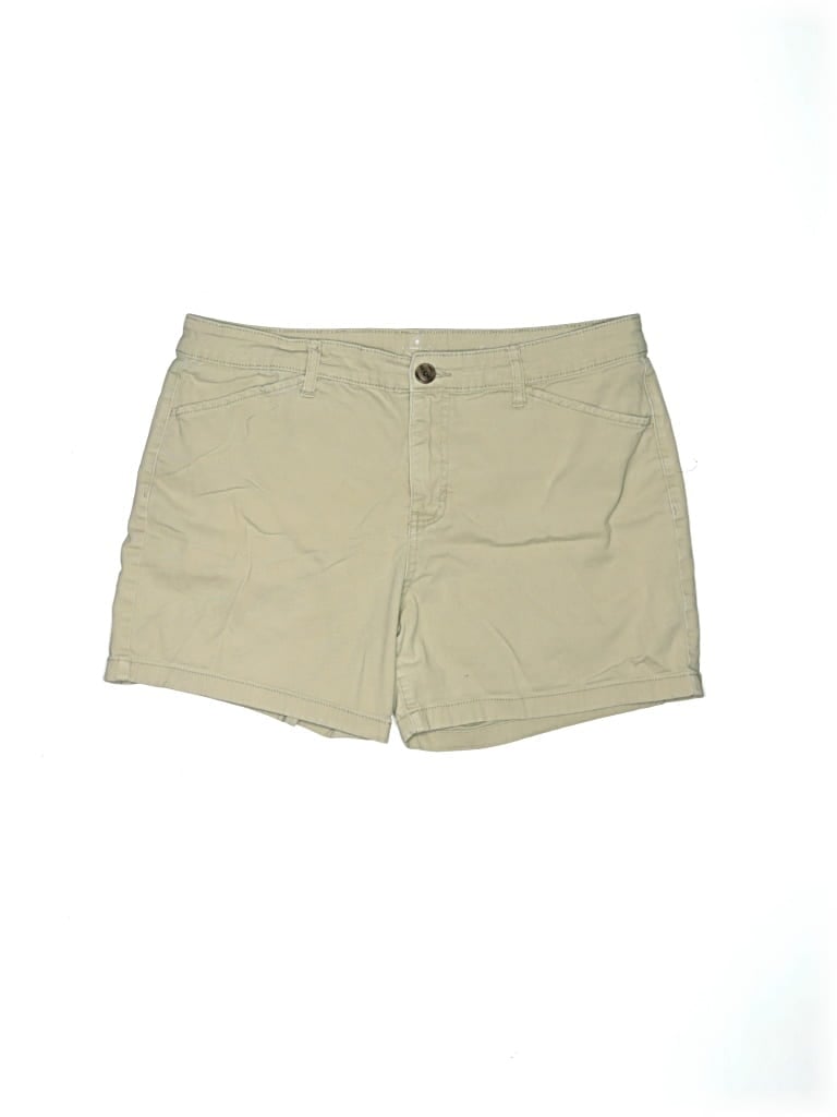 Pre-owned St. John's Bay Khaki Shorts In Tan