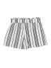Olivia Rose Stripes Silver Shorts Size M - photo 2
