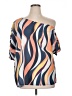 Assorted Brands 100% Polyester Orange 3/4 Sleeve Blouse Size XL - photo 1