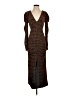 Lulus Animal Print Brown Casual Dress Size S - photo 1