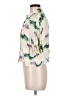 Zara Tie-dye Ivory Short Sleeve Blouse Size M - photo 5