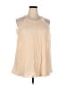 Torrid 100% Cotton Ivory Sleeveless Blouse Size 2X Plus (2) - photo 1