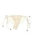 Eberjey Chevron-herringbone Ivory Swimsuit Bottoms Size S - photo 1