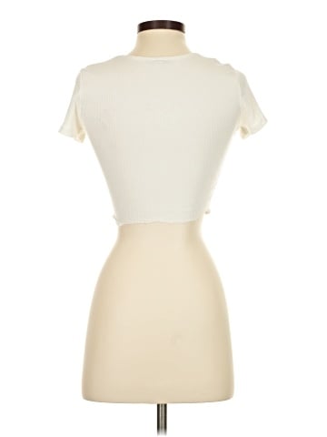 Charlotte Russe Short Sleeve Henley (view 2)