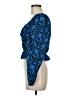 Zara Blue Long Sleeve Blouse Size M - photo 5