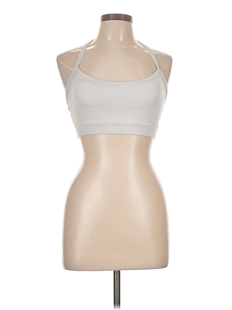 Pre-owned Unbranded Tank Top Silver Halter Neckline Tops