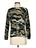 The Cashmere Project 100% Cashmere Camo Green Cashmere Pullover Sweater Size XS - photo 1
