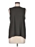 Paper Crane 100% Polyester Gray Green Sleeveless Blouse Size M - photo 1
