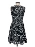 Express 100% Polyester Graphic Black Cocktail Dress Size 4 - photo 2