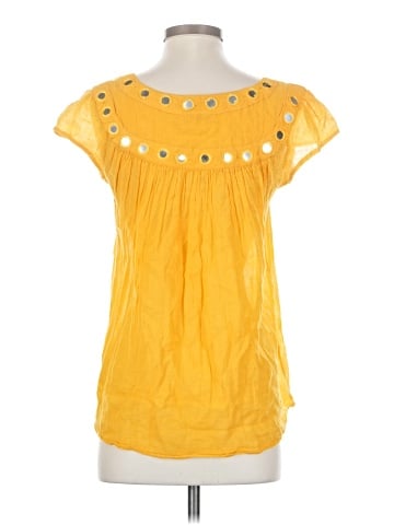 Calypso by Christiane Celle Short Sleeve Blouse (view 2)