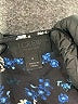 J.Crew Collection Floral Blue Long Sleeve Silk Top Size 4 - photo 7