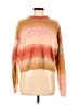 By Together Color Block Orange Pullover Sweater Size S - photo 1