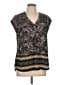 Black Rainn 100% Polyester Black Sleeveless Blouse Size L - photo 1