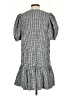 Calvin Klein Checkered-gingham Gray Casual Dress Size 4 - photo 2