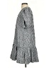 Calvin Klein Checkered-gingham Gray Casual Dress Size 4 - photo 5