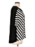 Chico's Stripes Black Short Sleeve Blouse Size Lg (2) - photo 4