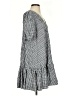 Calvin Klein Checkered-gingham Gray Casual Dress Size 4 - photo 4