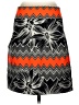 Milly Graphic Orange Casual Skirt Size 4 - photo 2