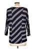 Chico's Blue 3/4 Sleeve Top Size Lg (2) - photo 2