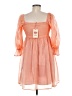 Entro 100% Polyester Orange Cocktail Dress Size M - photo 2