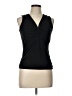 C'est City Black Sleeveless Blouse Size L - photo 1