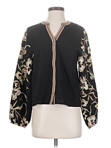 Calypso St. Barth Long Sleeve Blouse (view 1)