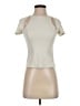 NEIWAI Ivory Short Sleeve Turtleneck Size 2 - photo 1