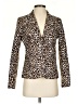 J.Crew 100% Polyester Animal Print Brown Blazer Size XS - photo 1