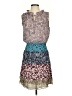 CAbi 100% Polyester Paisley Blue Teal Cocktail Dress Size S - photo 1