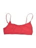 H&M Solid Red Swimsuit Top Size 6 - photo 1