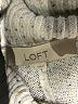Ann Taylor LOFT Silver Poncho Size L - photo 7
