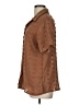 Unbranded 100% Polyester Brown Short Sleeve Blouse Size L - photo 5